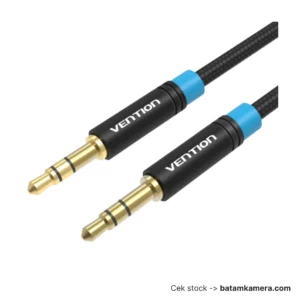 Vention Cotton Braided 3.5mm Male To Male Audio Cable 5m