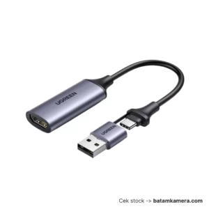 UGREEN Video Capture Card HDMI to USB 3.0 / USB-C 2K@30Hz for Streaming Game Recording