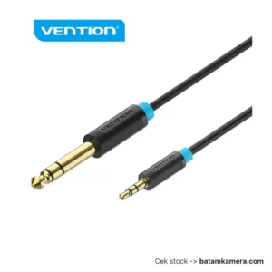 VENTION Kabel Audio AUX 3.5mm Male to 6.35mm Male TRS Black